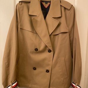Khaki pea coat